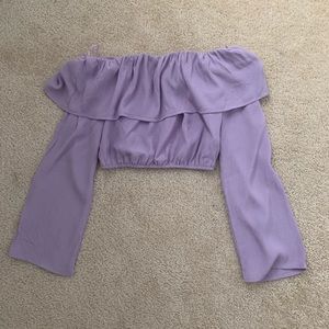 urban outfitters off the shoulder shirt